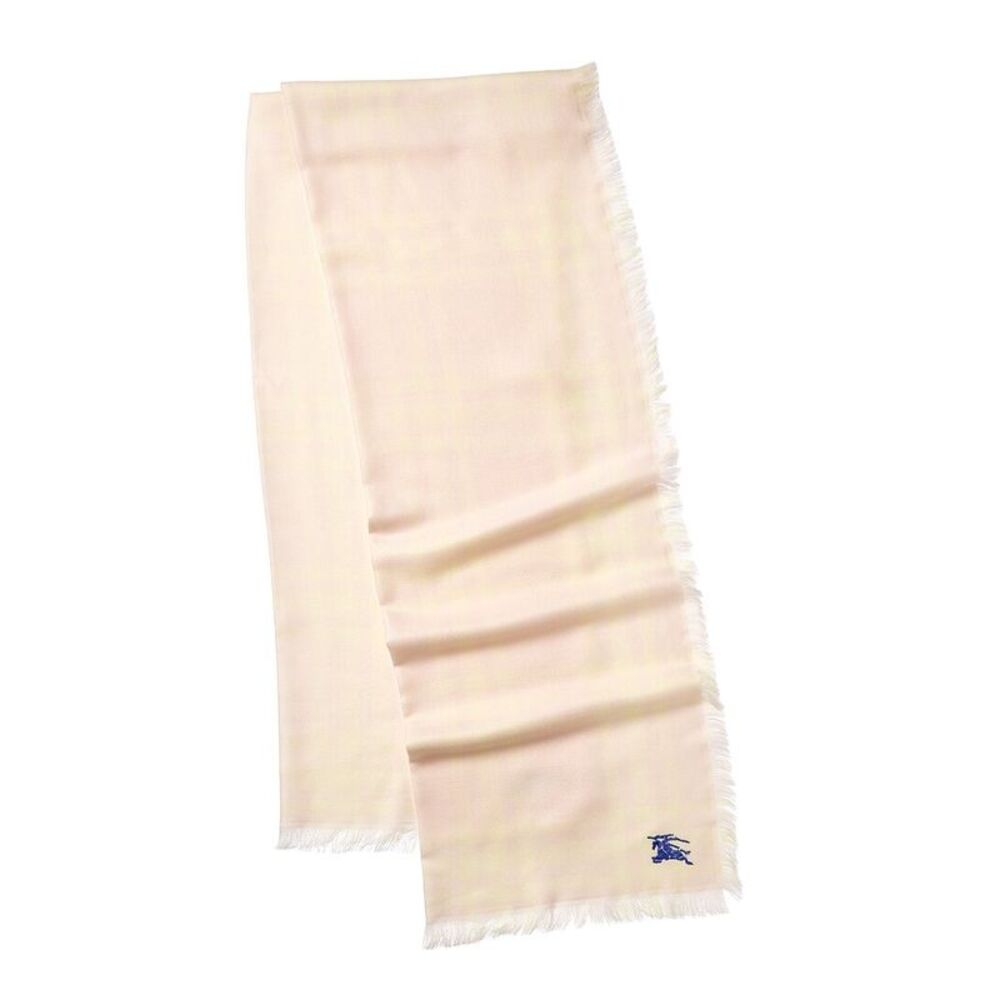 Burberry Wool & Silk-Blend Scarf, Pink - Picture 2 of 2
